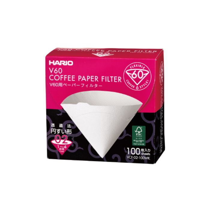 Hario V60 Paper Filter #02 - Box 100pk